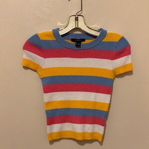 Forever 21 Multicolor Striped Knit Top
